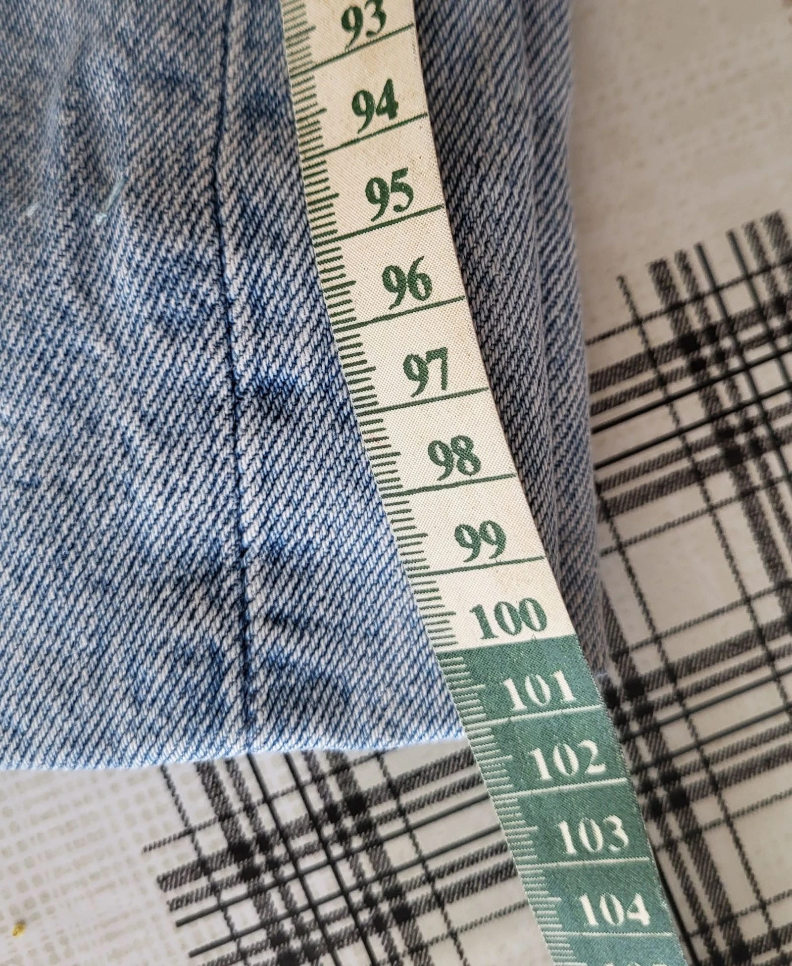Jeans Levi's 501 TFr40/TUS30 - Azul Claro - Vintage anos 90 - Feito na França - 100% Algodão em OT – photo 16